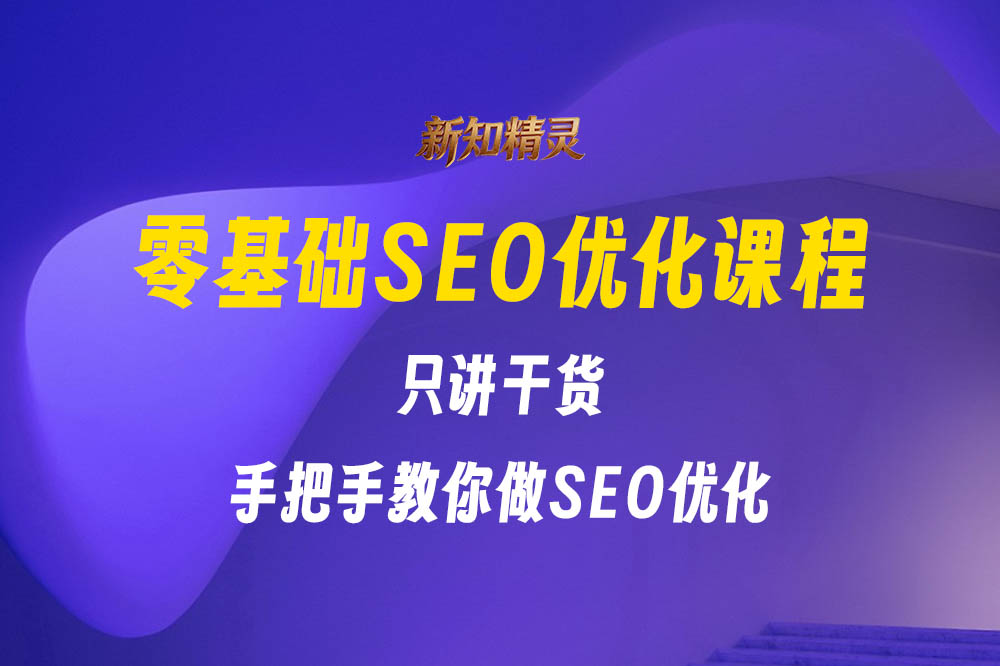 零基础SEO优化课程，手把手教你做SEO优化，只讲干货