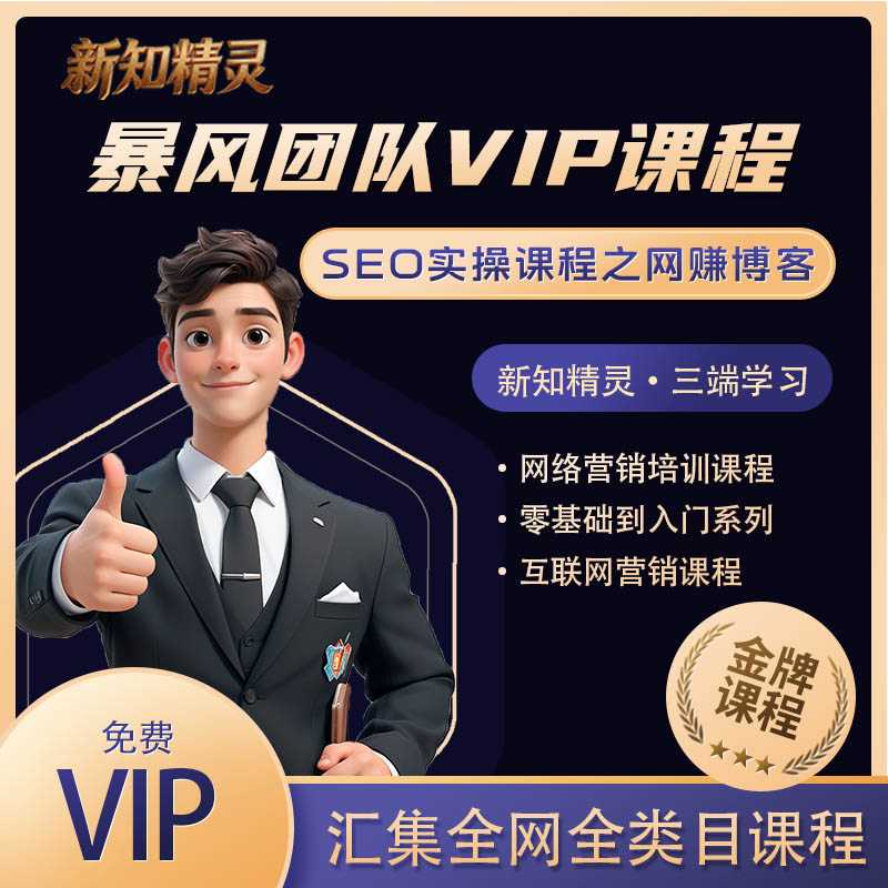 暴疯团队VIP赚钱项目教程之（SEO实操课程之网赚博客）