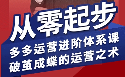 海神·拼多多运营进阶系统课（更新2026）
