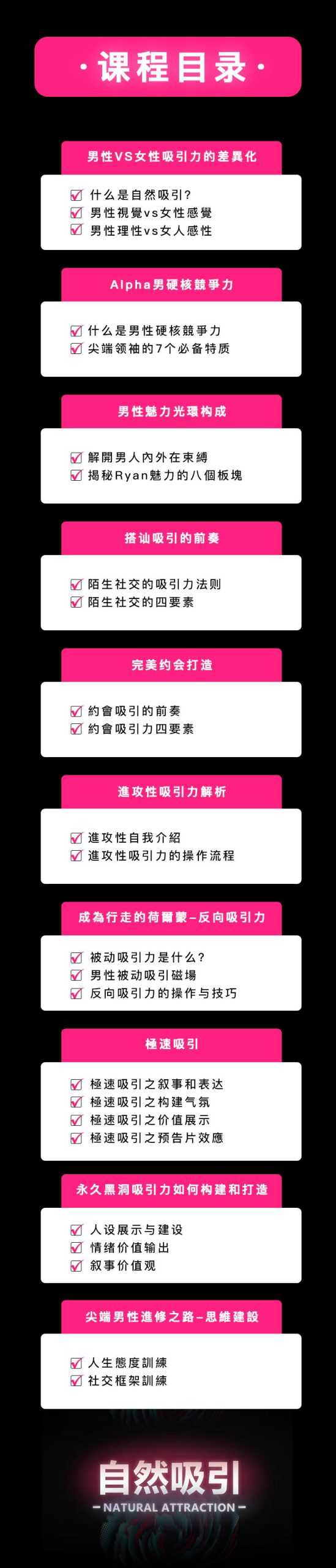 瑞恩10节高级情感课《自然吸引》