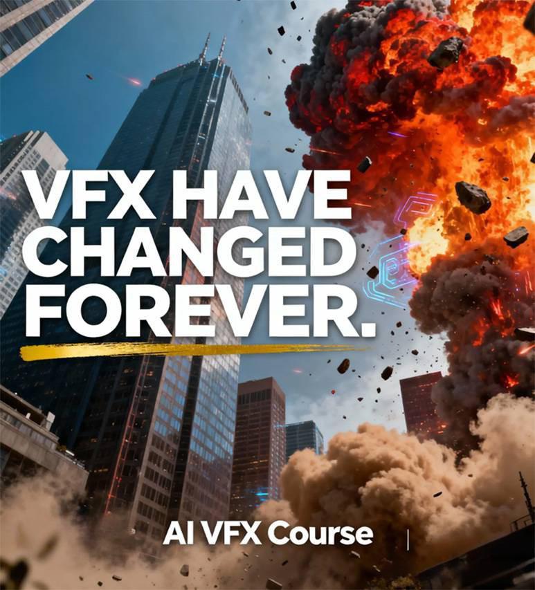 AI视觉特效( AI人工智能VFX视觉特效合成课程)